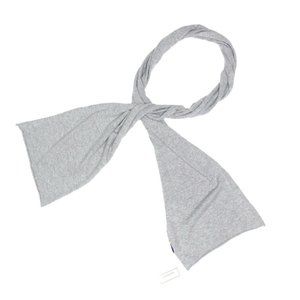 New CASHMEREN 100% Cashmere Heather Gray Scarf Wrap 81 x 12 1/2 NWT  /9962